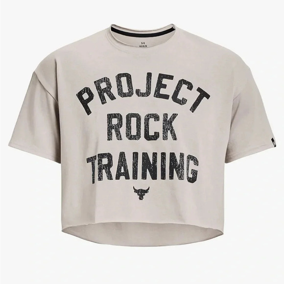 Under Armour Men's Project Rock Heavyweight Cutoff T-Shirt Size M NEW - Picture 1 of 10
